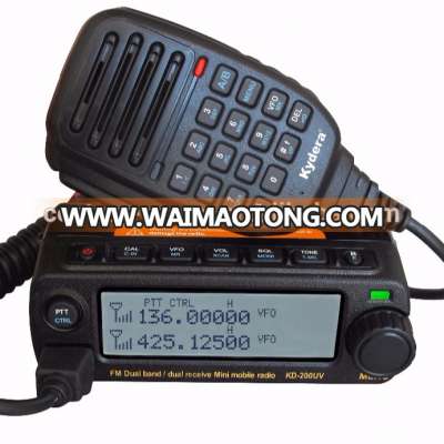 Kydera uhf vhf mobile radio repeater KD-200UV with CE-RED